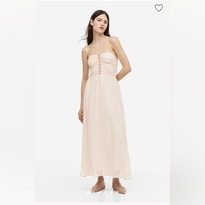 Lacing Detail Maxi dress H&M